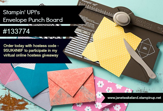 Be the First to Order the New Envelope Punch Board from Stampin