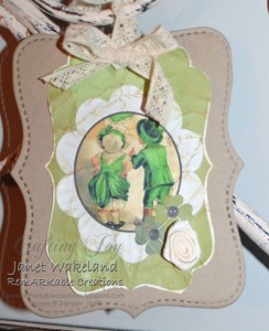 Stampin Up St. Patrick's Day Tag