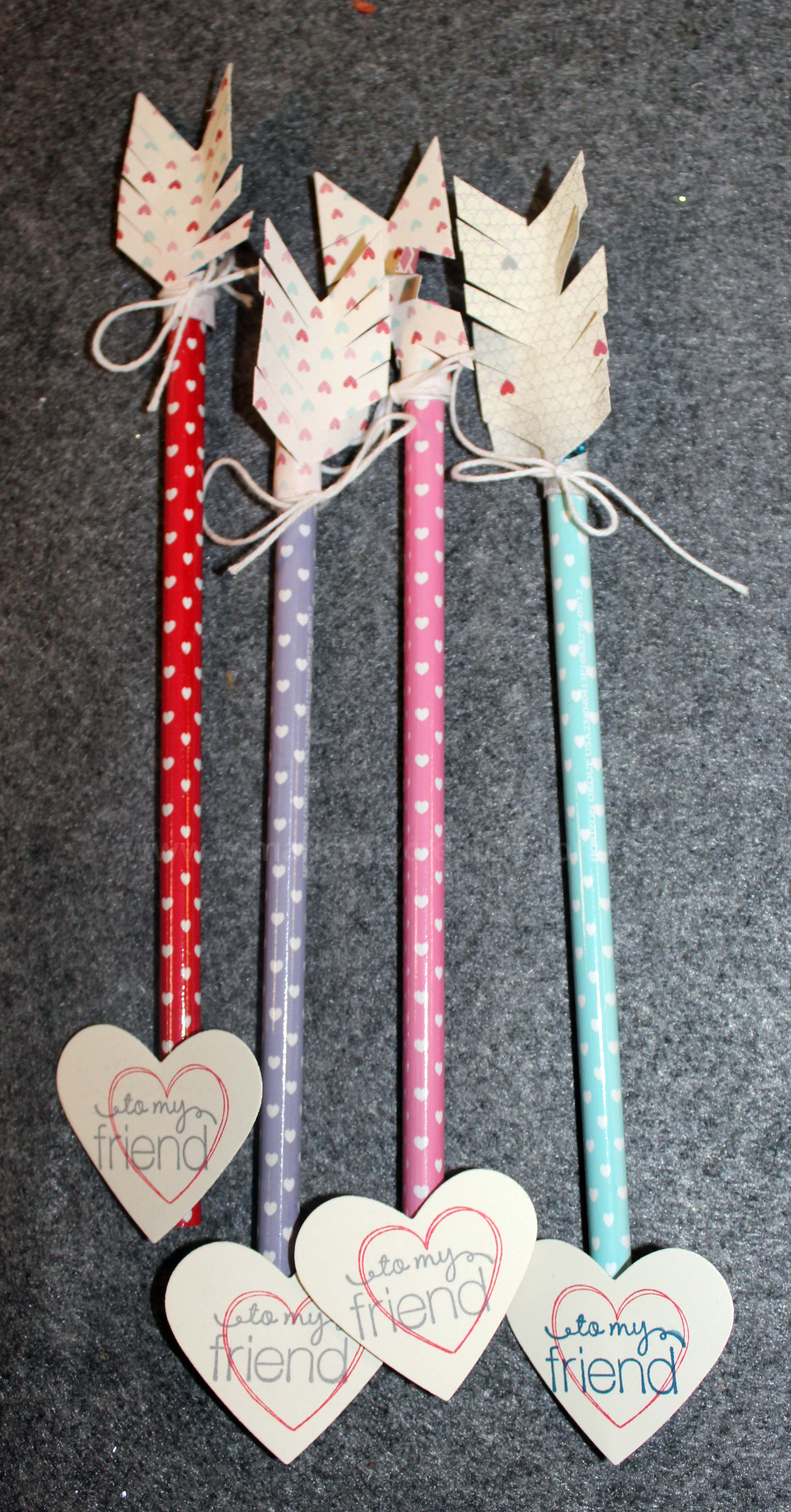 Cute Pencil Valentines! - RemARKably Created Papercrafting
