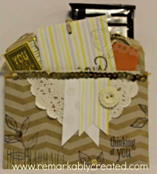 Paper Bag Gift Idea Video Tutorial - RemARKably Created Papercrafting