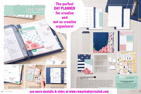 The perfect day planner for Crafty & Non Crafty Organizers - Stampin'UP ...