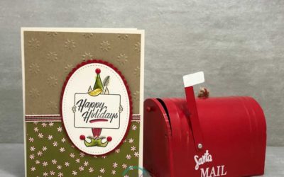 Cute Card Elf and November Stampin’ Blends customer gifts with Festive Phrases