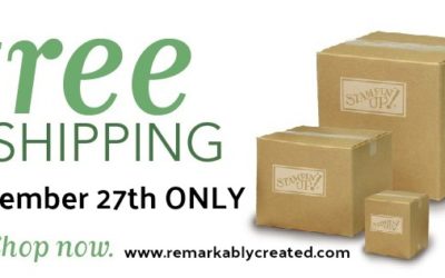 Stampin’ UP! Cybermonday FREE shipping on ALL orders!