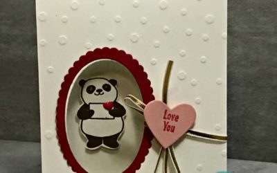 Happy Valentine Panda from Stampin’ UP!’s Panda Party