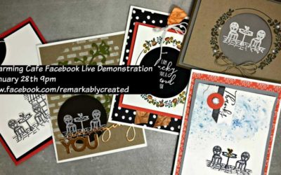 Join me on Facebook Live as we create Charming Cafe Cards together