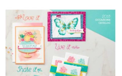 Stampin’ Up! 2018 Spring Catalog Virtual Launch party – free come join me.