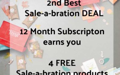 Second Best Deal of Sale-a-bration – 12 month Paper Pumpkin Subscription