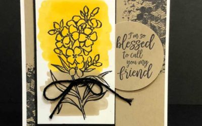 Southern Serenade with Alternative Stampin’ Blends technique