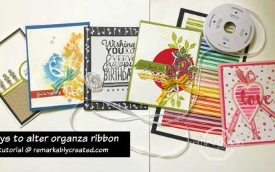 Free Stampin’ UP! Organza Ribbon – Janet’s February Host Code