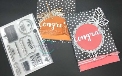 RemARKable Team Gifts -Engraved Bone Folders & Best Decision ever Stamp Set