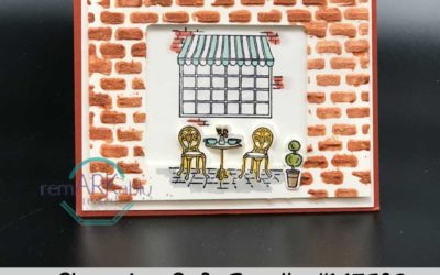 How to create a brick wall with Stampin’UP!’s embossing paste.