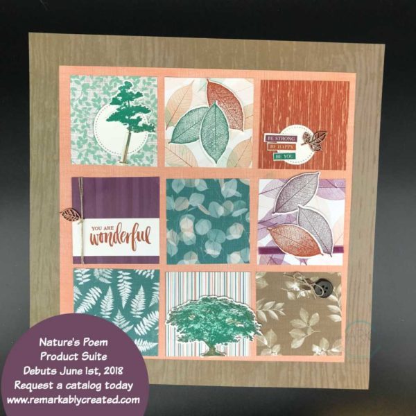 Natures Poem Product Suite By Stampin Up Remarkably Created Papercrafting 2167