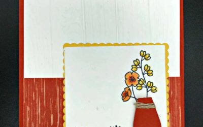 Varied Vases Stamp set and paper punch bundle from Stampin’ UP!