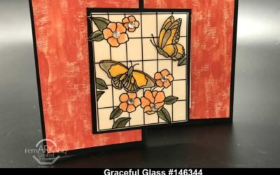 Enjoy these beautiful Samples with the Graceful Glass Bundle from Stampin’ UP!