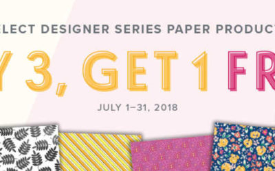 Buy 3 Get one 1 Free – Designer Paper Sale from Stampin’ UP!