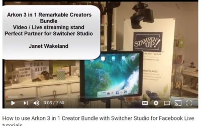 Easy Facebook Live Videos and Tutorial Videos with Switcher Studio and Arkon Mounts