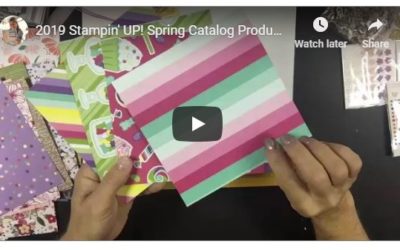 2019 Stampin’ UP! Spring Catalog Product Shares