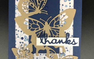 Stampin’ UP! Butterfly Beauty Thinlit Dies – Free Step by Step PDF tutorial