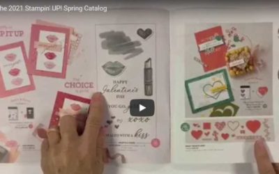 Did you see the new 2021 Stampin’ UP! spring Catalog?