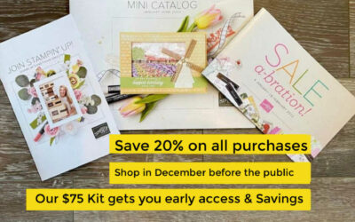 Want to save 20% on Stampin’ UP! Products? Want FREE shipping on Stampin’ UP! products?