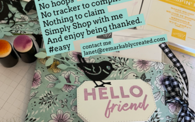 Stampin’ UP! Customer Perks from Janet