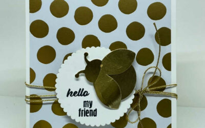 FREE Stampin’ UP! Hello Ladybug Card Tutorial to download