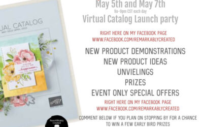 FREE Virtual Stampin’ UP! catalog launch party.
