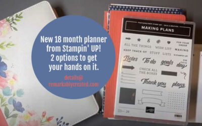 Take a Look at Stampin’ UP! amazing new Planner