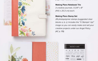Free Making Plans Package – include planner, stamp set and pages!