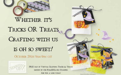 Free Stampin’UP! Virtual Day or Crafting – Trick & Treats of Crafting