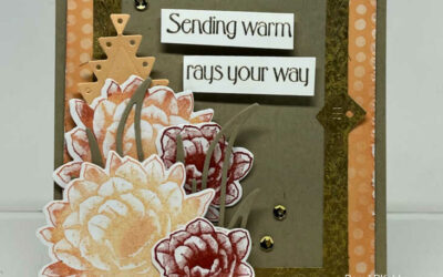 Let’s take a sneak peek at the Delicate Desert Suite of paper crafting products by Stampin’ UP!