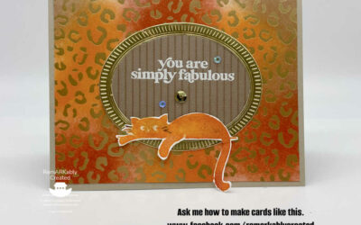 Stampin’ UP!’s Like An Animal Print Paper is Timeless