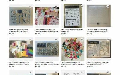 Retired Stampin’ UP! Stamps, Dies, Papers, Inks, Ribbons, Paper Pumpkin kits, Kit refills and more