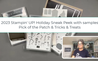Stampin’ UP! 2023 Holiday Mini Sneak Peek – Pick of the Patch Bundle & Tricks and Treats Bundle