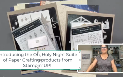 Stampin’UP! Holiday Mini Catalog Product Suite Review & Samples – Oh, Holy Night