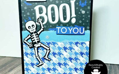 Happy Boo to  You – October Birthday card idea with Bag of Bones