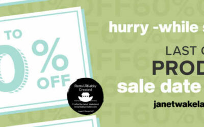 Stampin’ UP! 2023-2024 Retiring Products up to 60%  off & New Product Price Increases