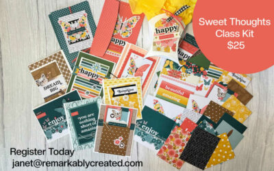 Stampin’UP:! Sweet Thoughts Memories & More Class Kit to go