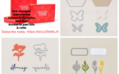 Stampin’ UP! Monthly Paper Pumpkin Perks, Exclusive Dies, Free Paper Pumpkin Stamp Set