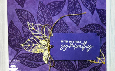 Stampin’ UP! Changing Leaves bundles look good in Gorgeous Grape