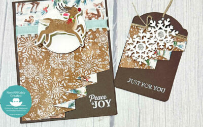 Let’s make a pleated curtain fold together featuring Stampin’ UP!’s Reindeer Fun