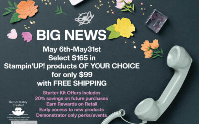 $165 Stampin’ UP! Product for $99 with FREE SHIPPING – Get the offer now