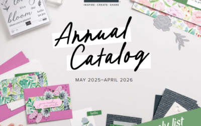 2025-2026 Stampin’ UP! Annual Catalog Sample Recipes – Supply List PDF Download here