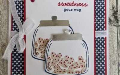 Free Card Making PDF Tutorial – Sweet Jar Stamp & Punch Bundle, Sweet Joy Stamp Set