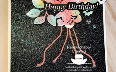 Easily DIY / Create your own Glitter & Glimmer paper for cardmaking and paper crafting