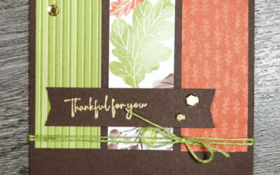 Free Stampin’ UP! Gathering Together Card Tutorial to Download and 15% off Stampin’ UP! sale
