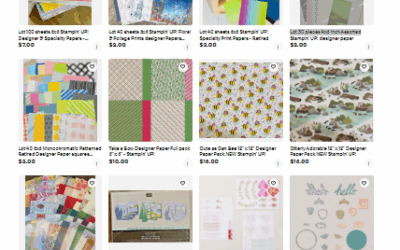 Retired Stampin’ UP! Stamps, dies, punches, Paper Pumpkin kits, Paper Pumpkin stamps and more