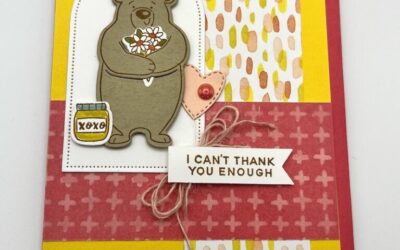 Stampin’ UP! Valentine Kisses Stamp & Die Bundle- FREE CARD tutorial to download now