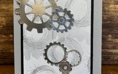 FREE PDF Card featuring Gears & Texture Stamp & Die Bundle from Stampin’ UP!